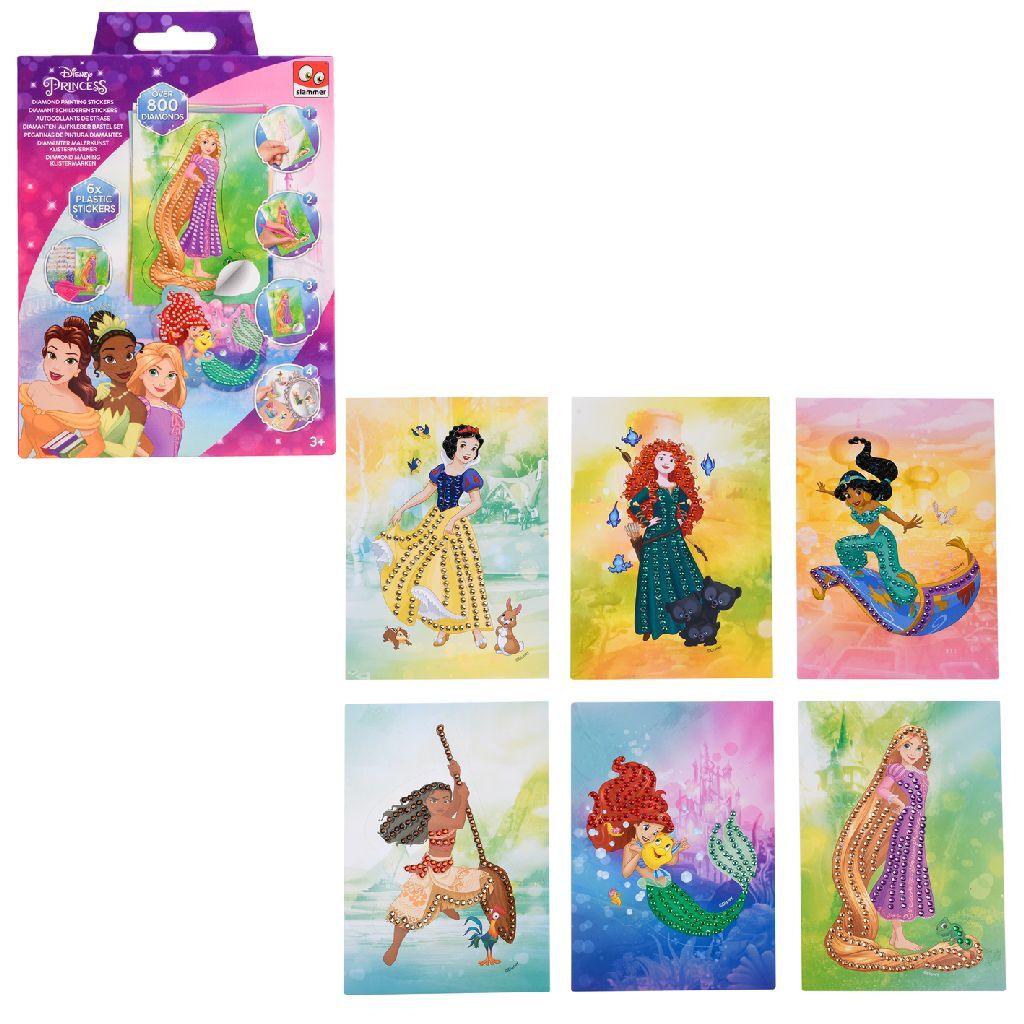 Disney Prinses Diamond Painting Stickers Maken