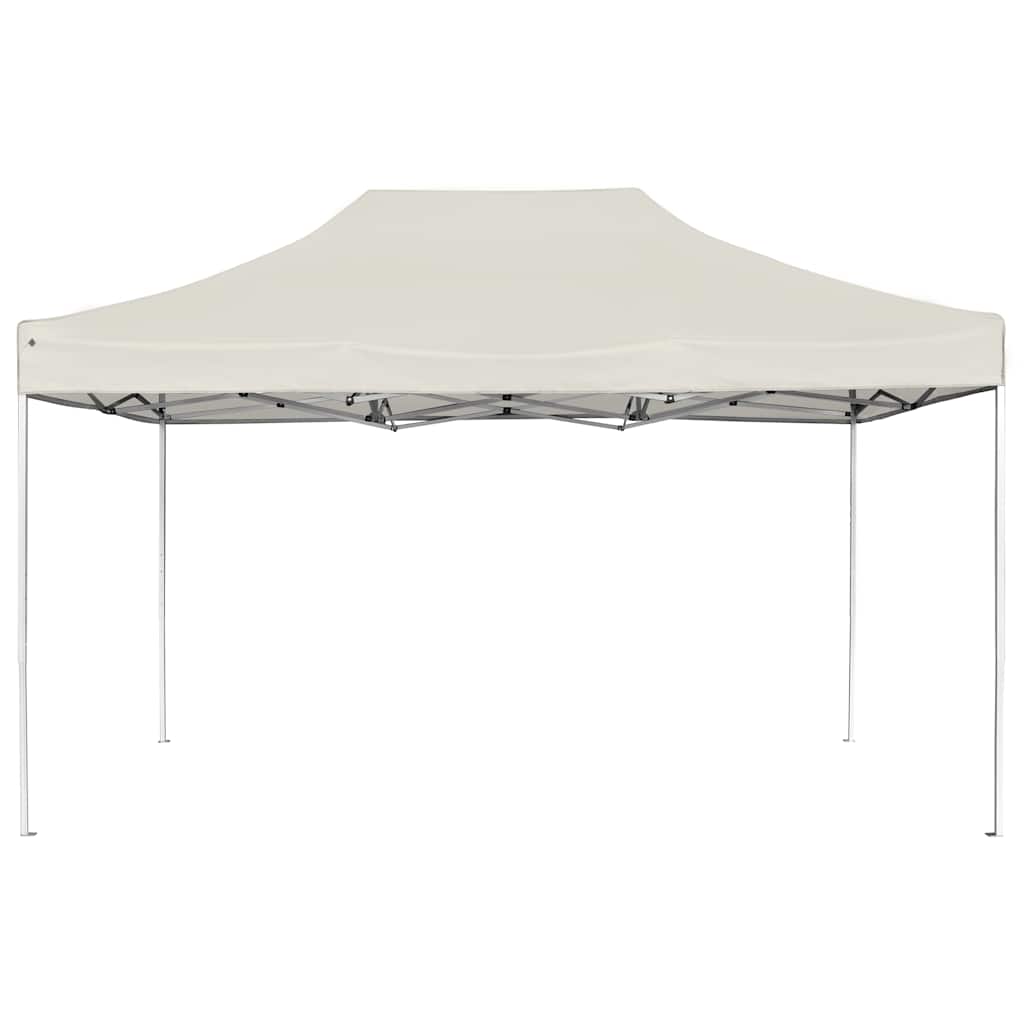 Vidaxl partytent professioneel inklapbaar 4,5x3m aluminium crème