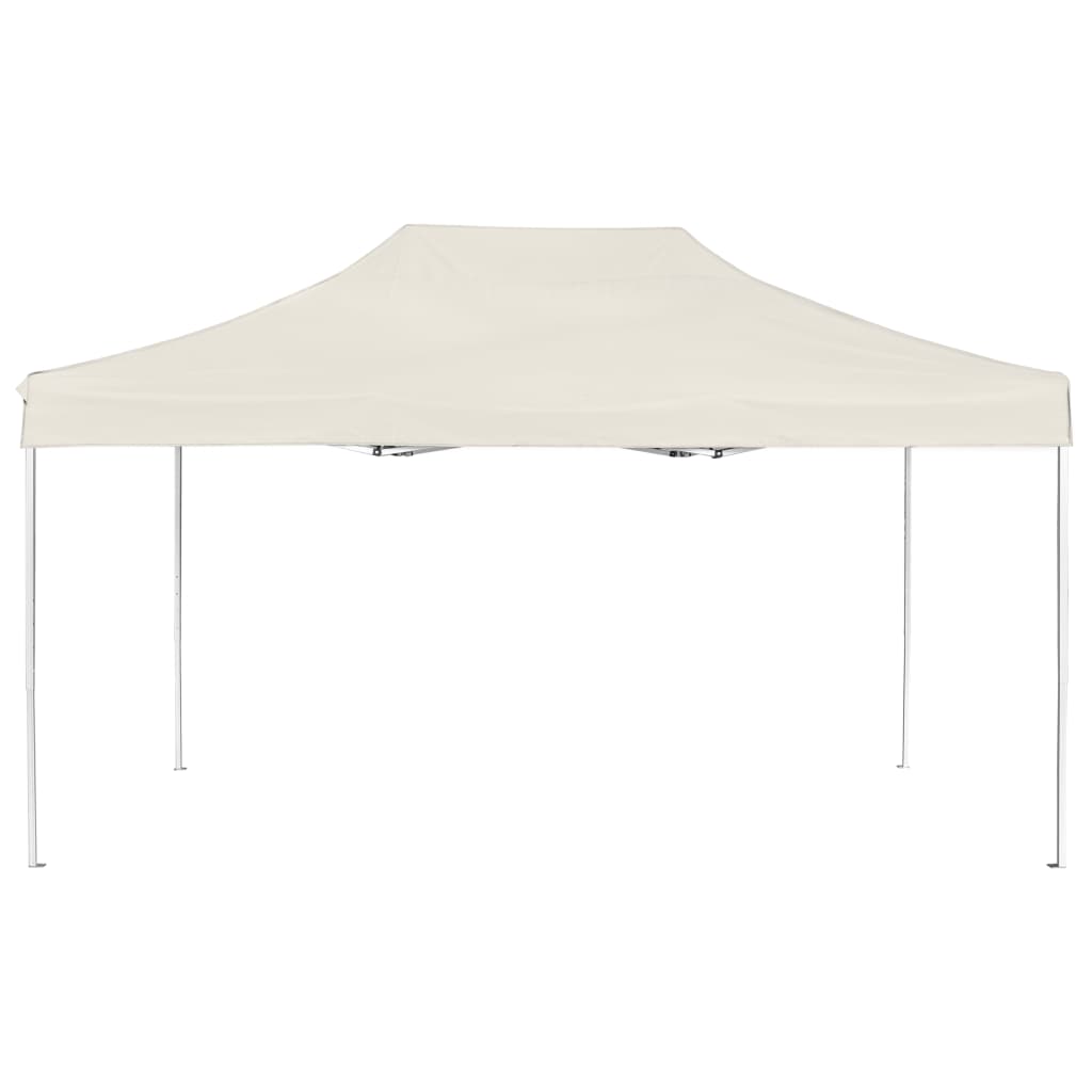 Vidaxl partytent professioneel inklapbaar 4,5x3m aluminium crème