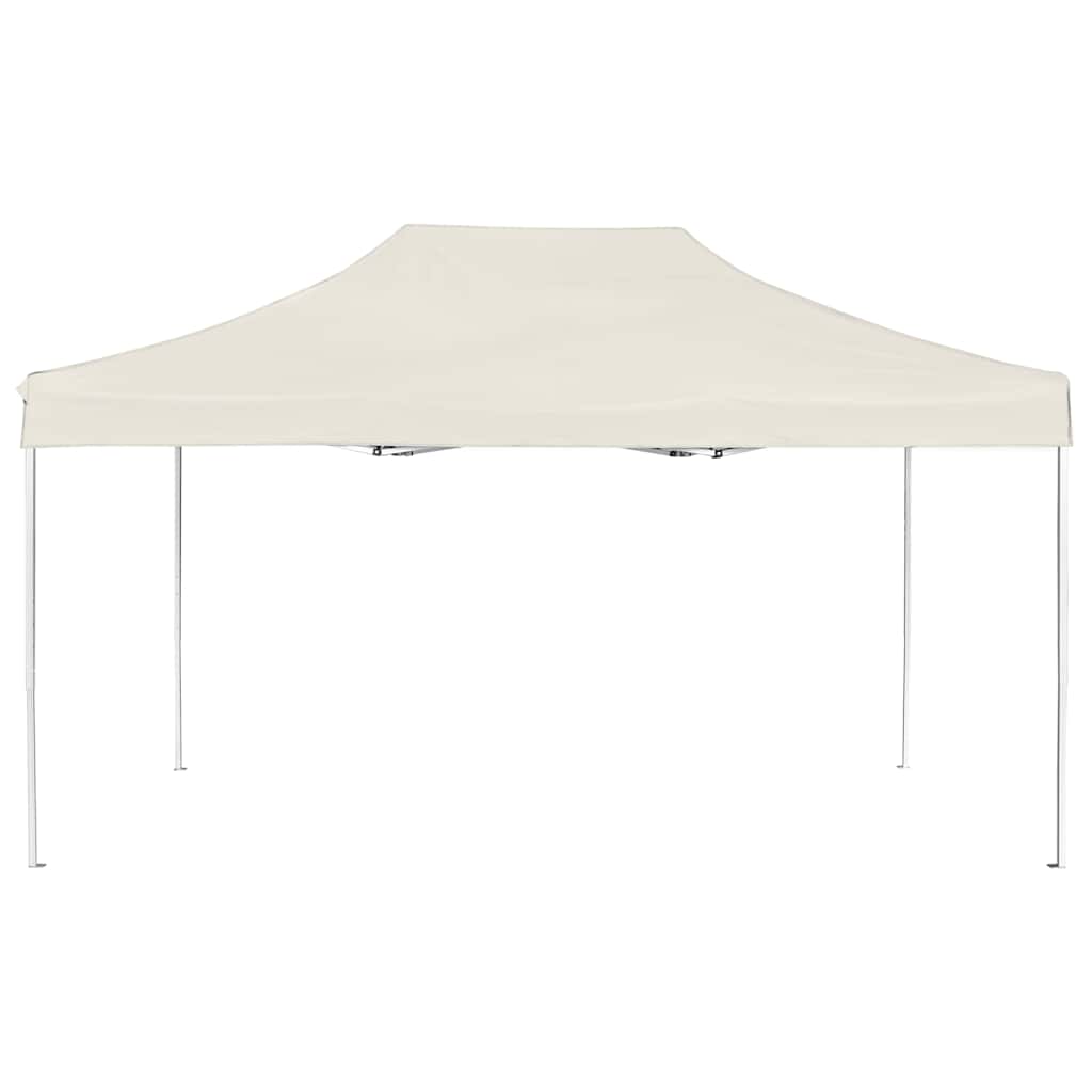 Vidaxl partytent professioneel inklapbaar 4,5x3m aluminium crème