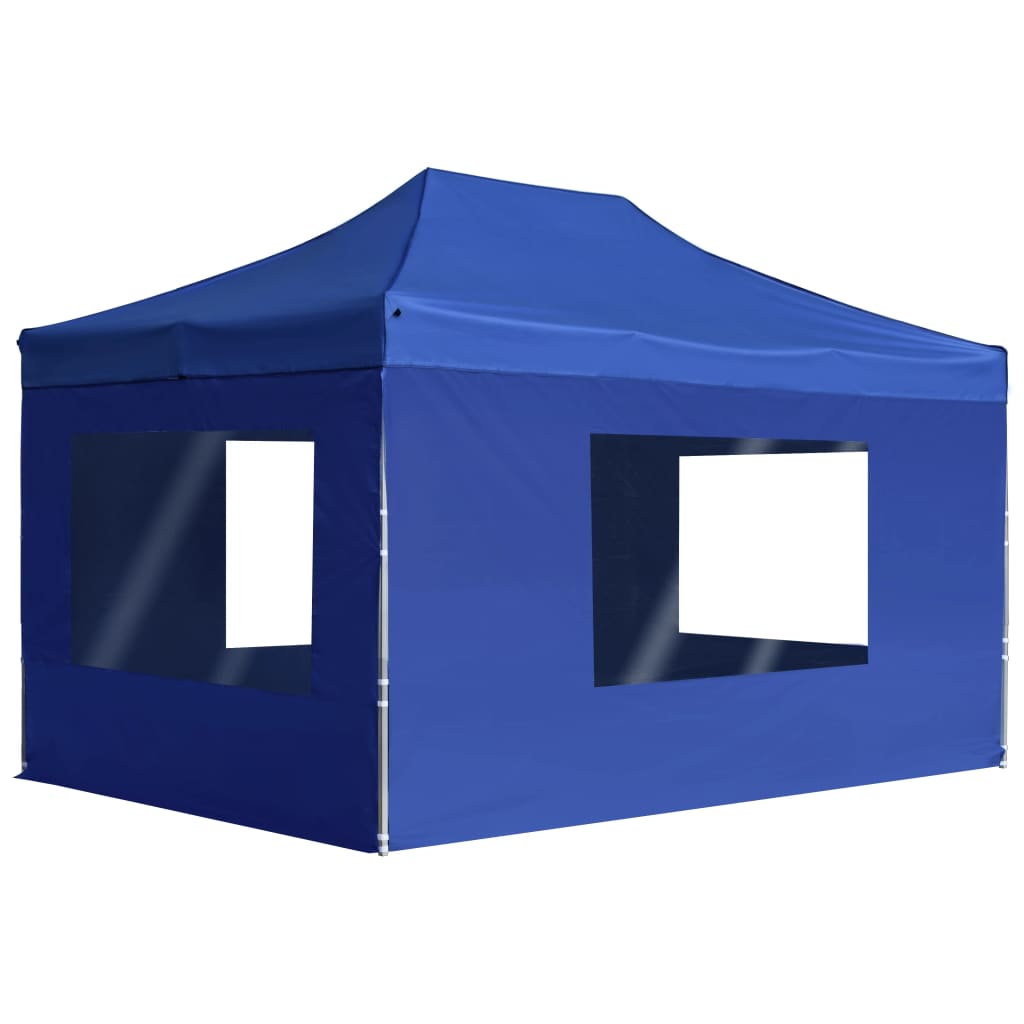 Vidaxl partytent inklapbaar met wanden 4,5x3 m aluminium
