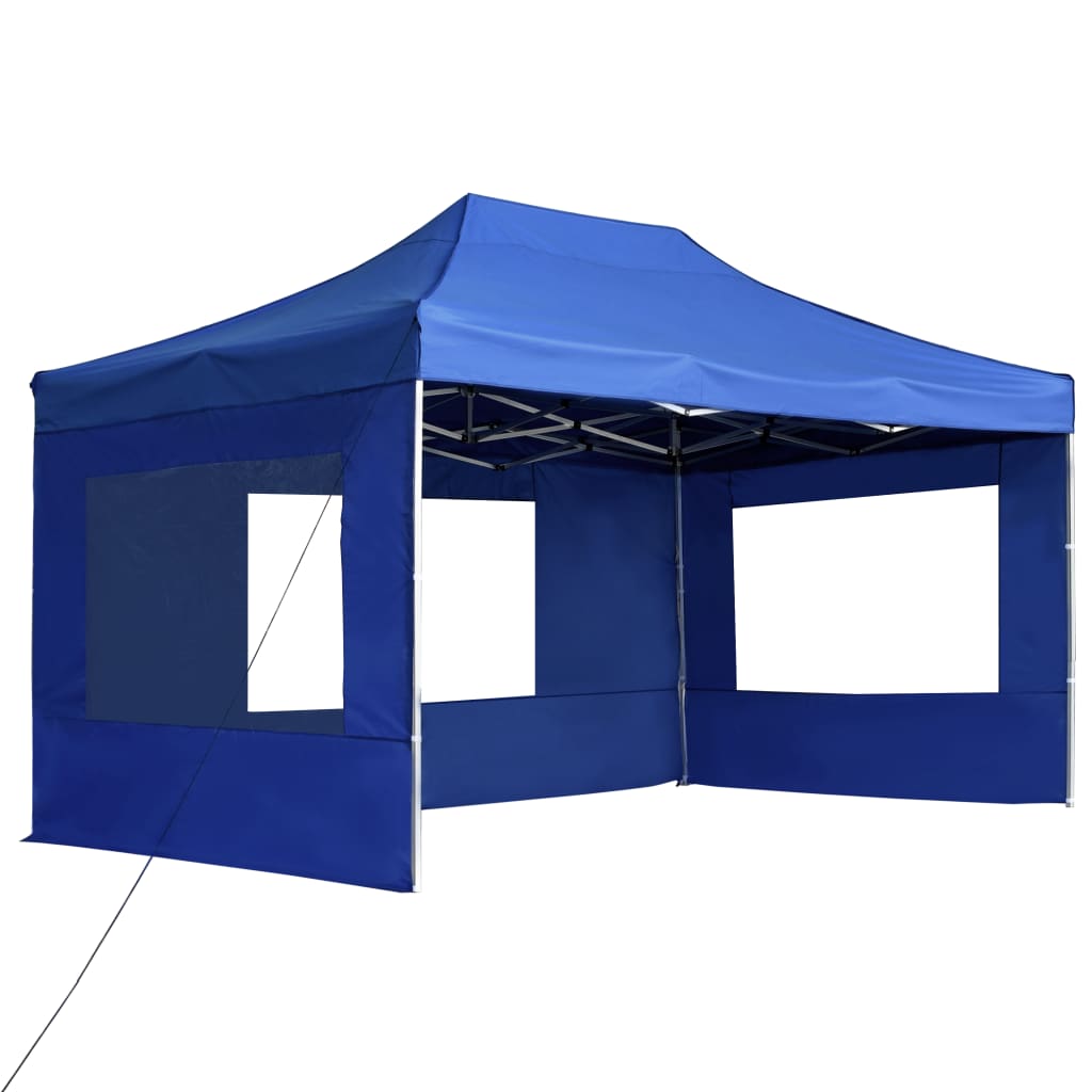 Vidaxl partytent inklapbaar met wanden 4,5x3 m aluminium