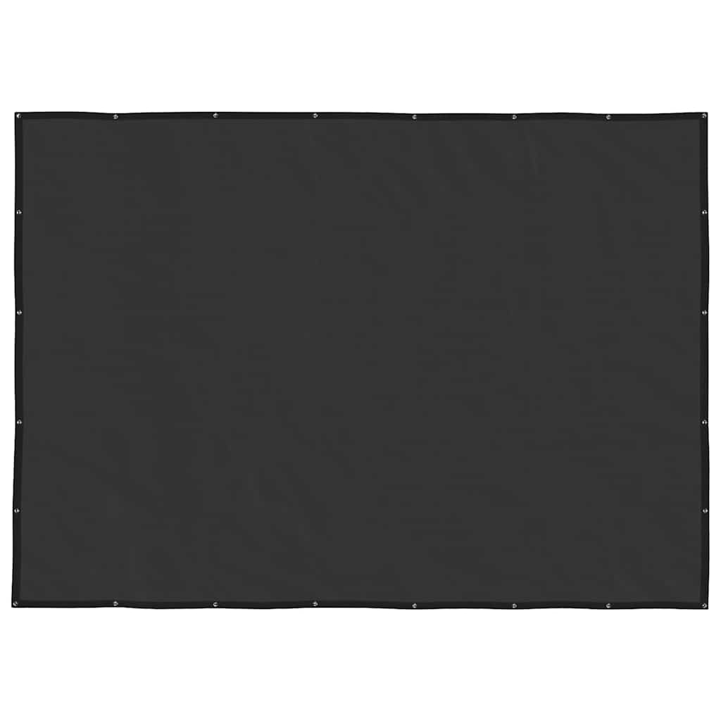 VidaXL Aanhangwagennet 2,5x3,5m HDPE zwart