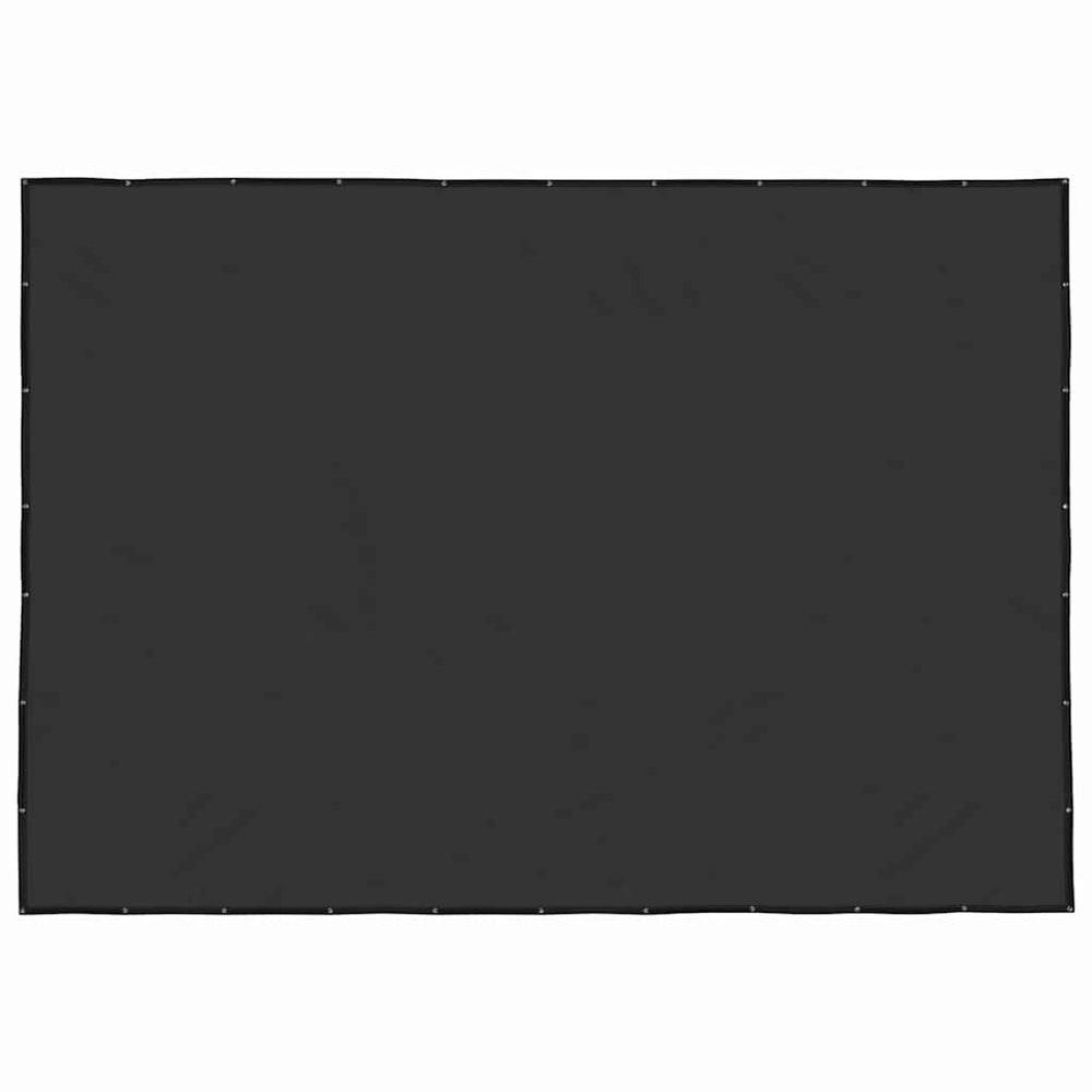 Vidaxl containernet 3,5x5 m hdpe zwart