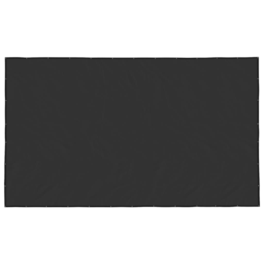 VidaXL Containernet 3,5x6m HDPE zwart