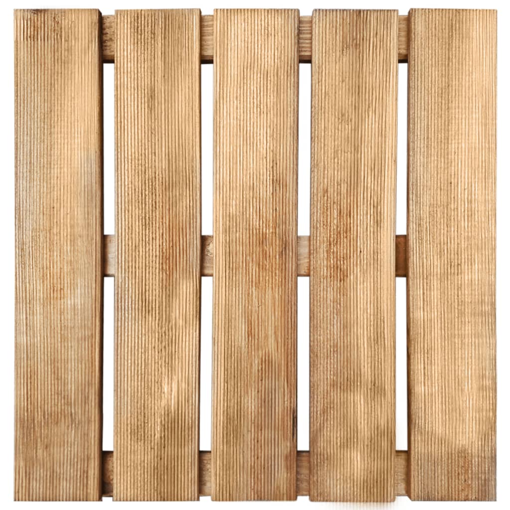 VidaXL 30 st Terrastegels 50x50 cm houtbruin