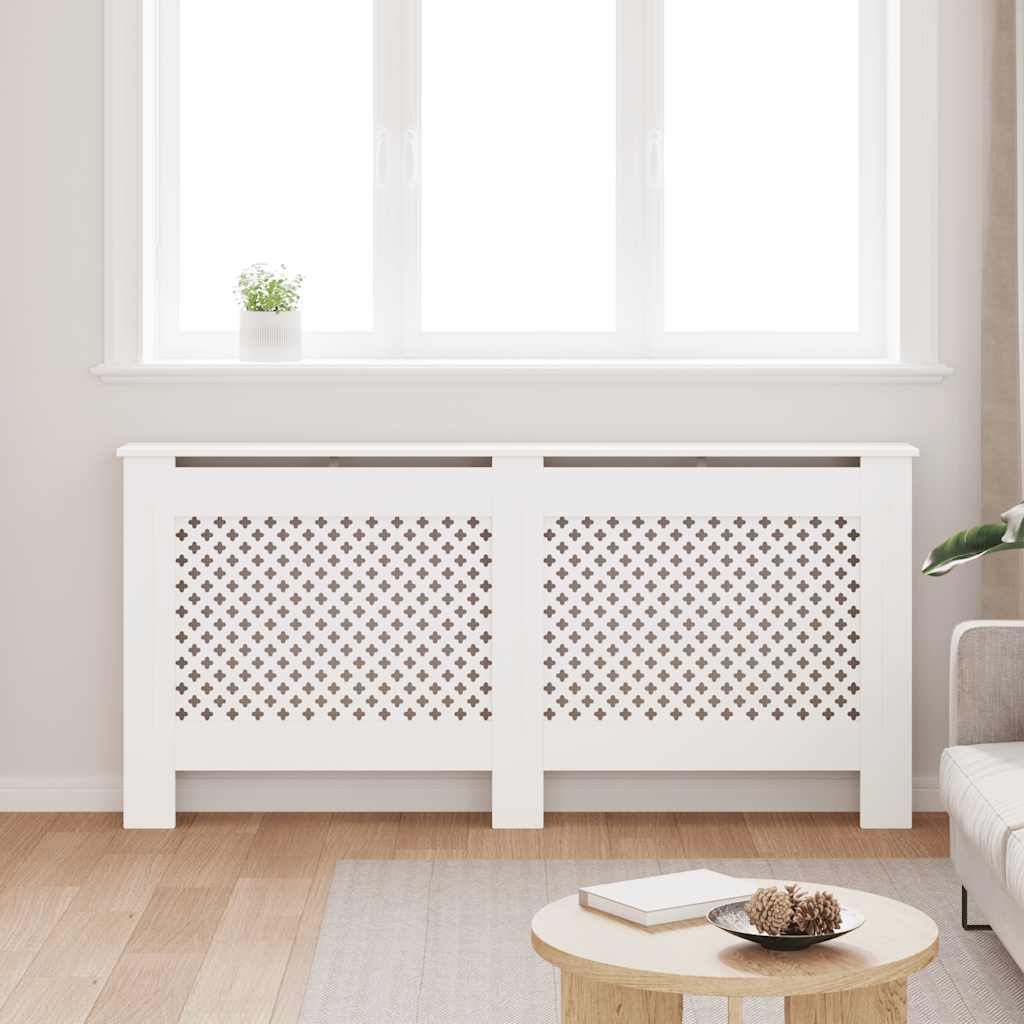 Vidaxl radiatorombouw 172x19x81,5 cm mdf wit