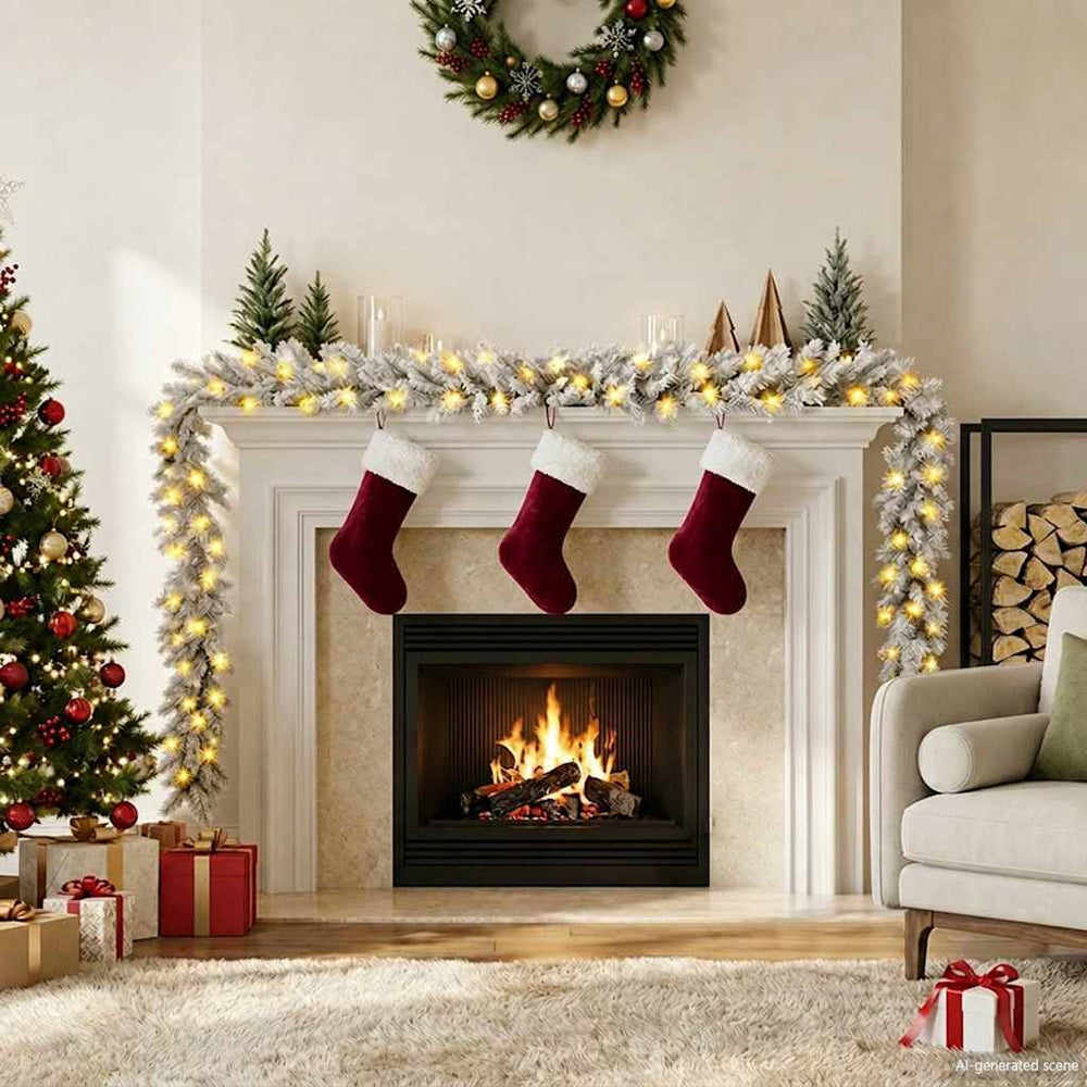 Vidaxl kerstslinger met led-lampjes 10 m wit