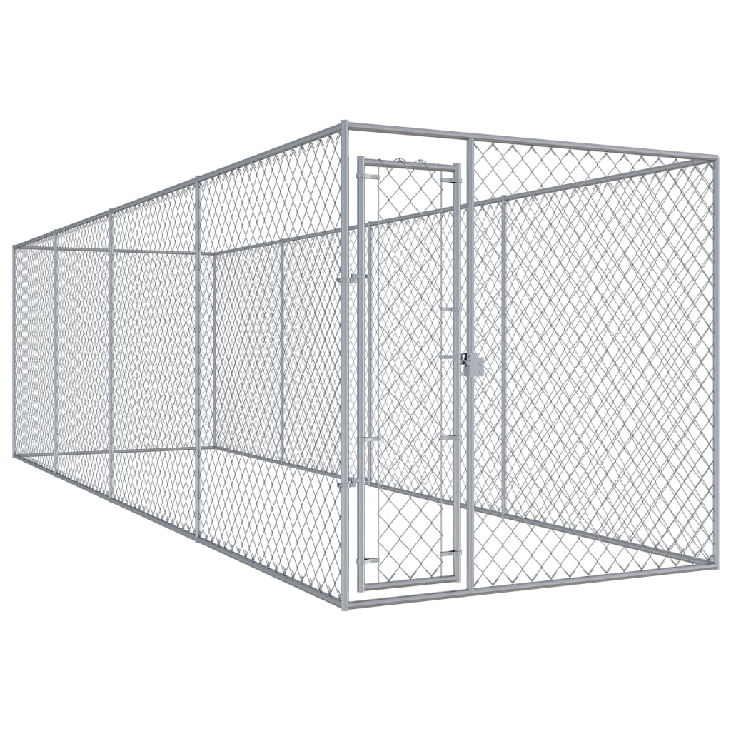 VidaXL Hondenkennel voor buiten 760x192x185m