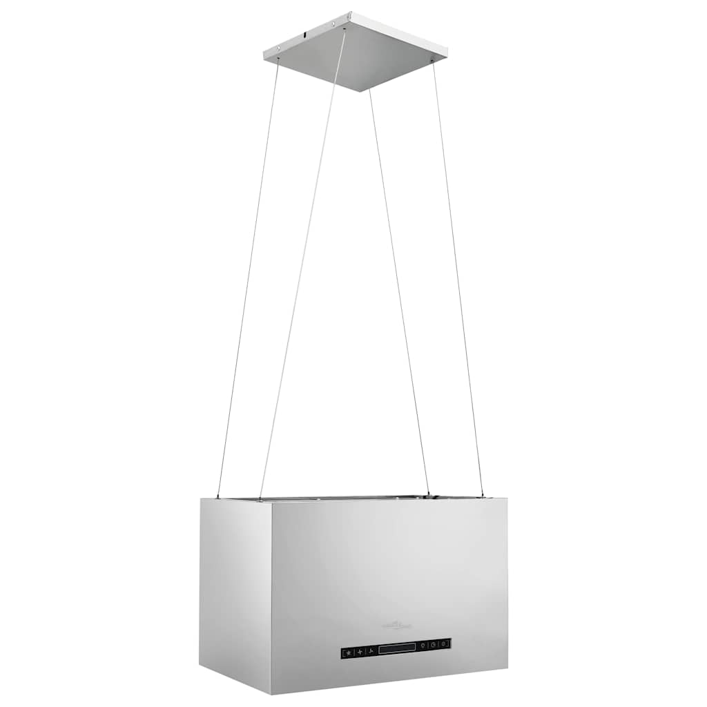 Vidaxl afzuigkap hangend met aanraaksensor lcd 55 cm roestvrij staal
