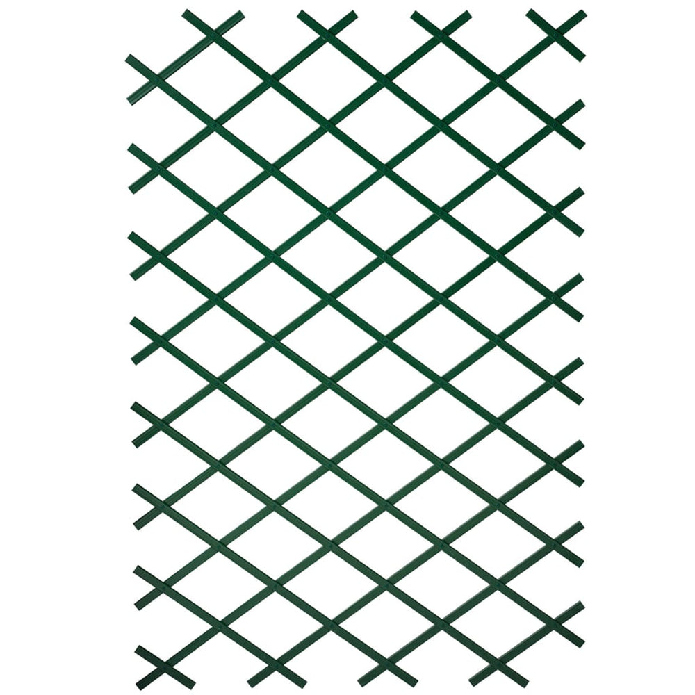 Natuur Natuur 2 st Tuinlatwerken 100x200 cm PVC groen