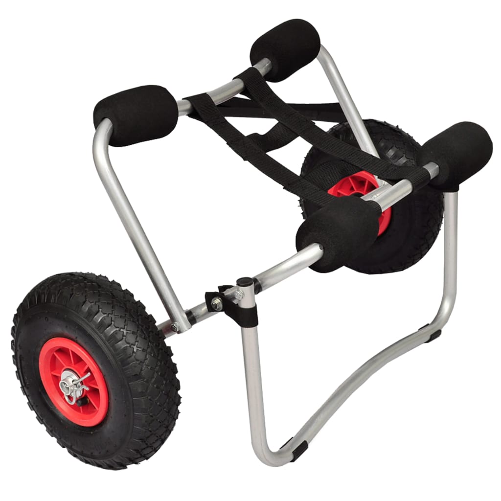 VidaXL Kajaktrolleys 2 st aluminium