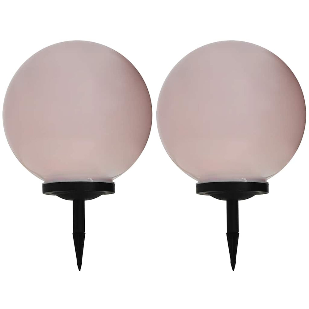 Vidaxl solarlampen 2 st led rond 40 cm rgb