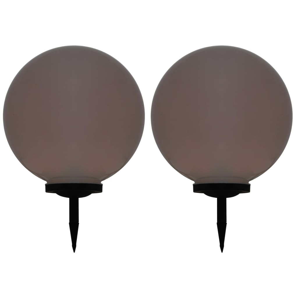 Vidaxl solarlampen 2 st led rond 50 cm rgb