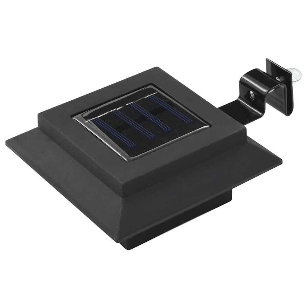 Vidaxl solarlampen 12 st led vierkant 12 cm zwart