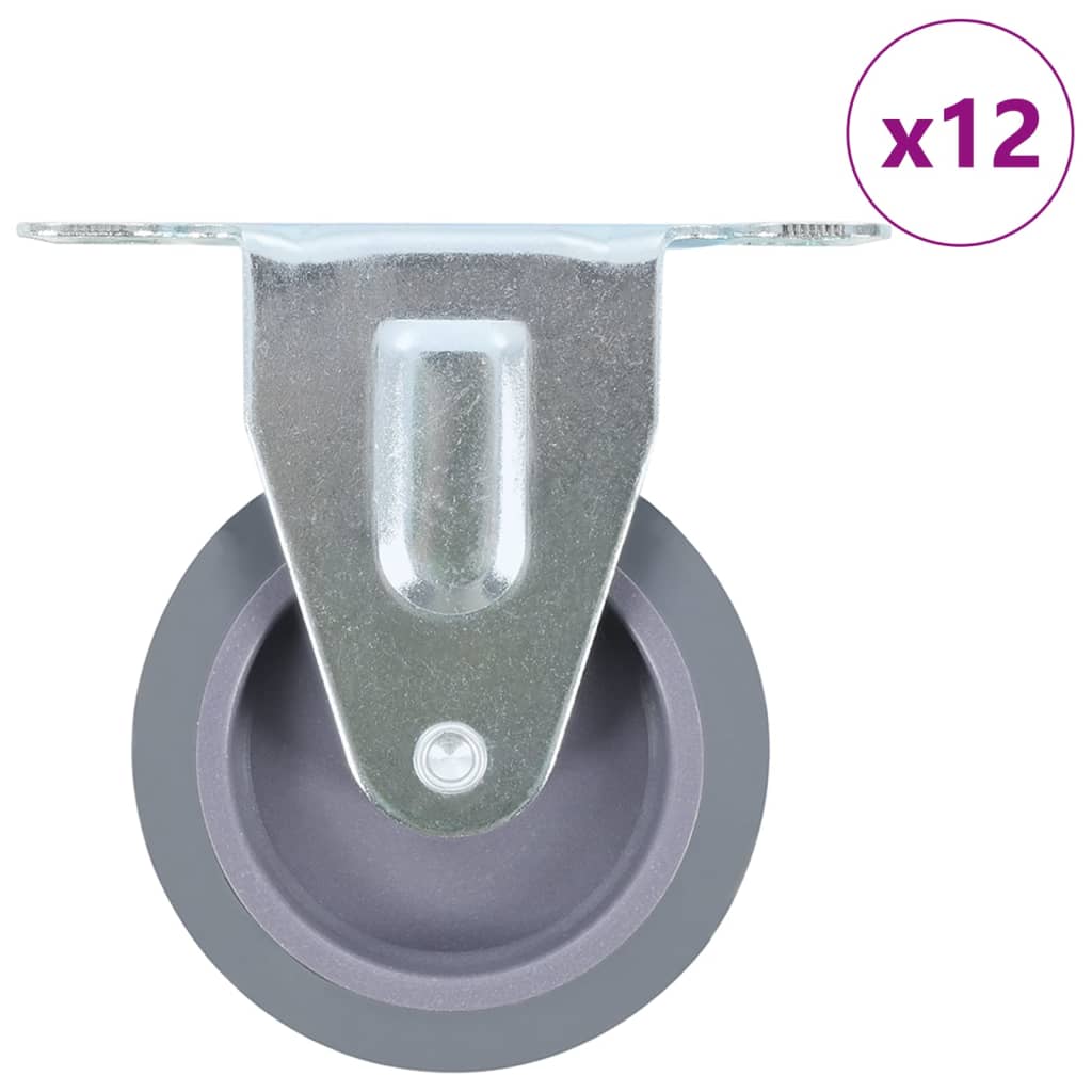 VidaXL 12 st Wielen groot 75 mm