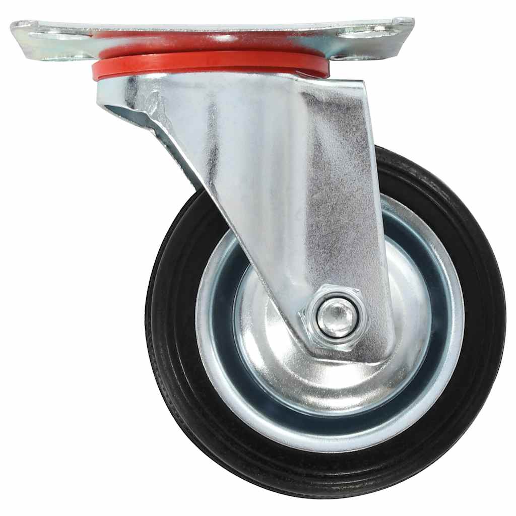 Vidaxl 8 st zwenkwielen 75 mm