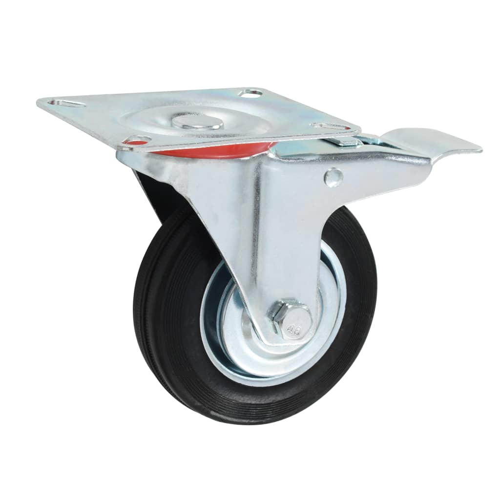 Vidaxl 8 st zwenkwielen 100 mm