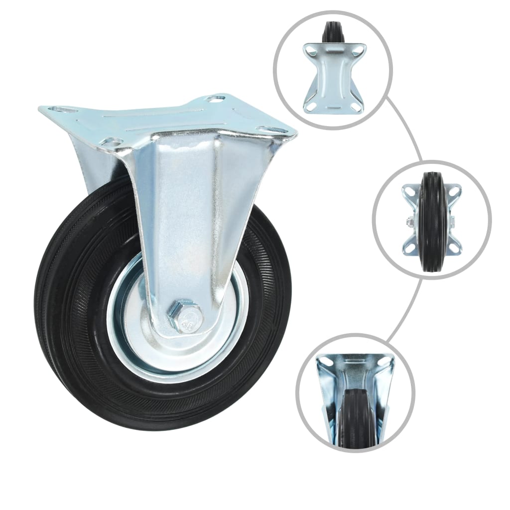 VidaXL 24 st Wielen groot 125 mm