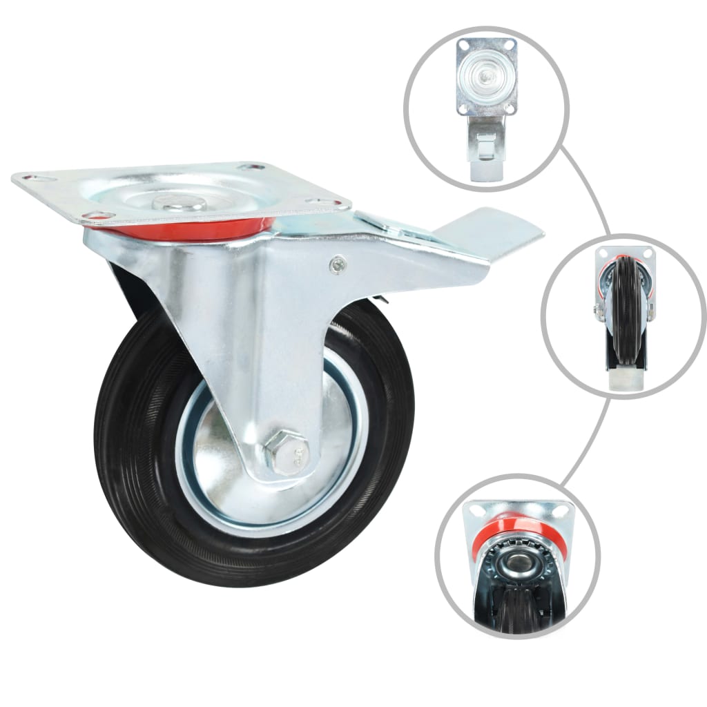 VidaXL 8-delige wielen 160 mm