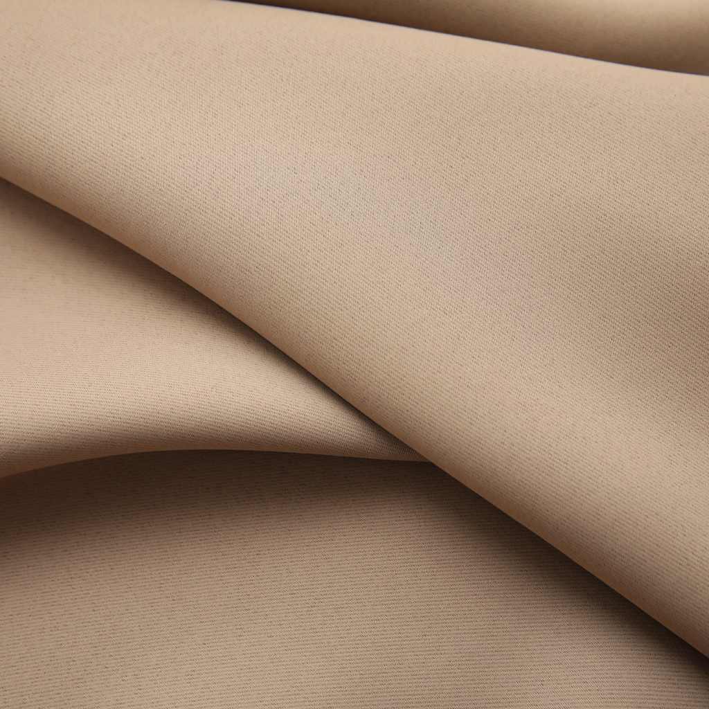 Vidaxl gordijnen verduisterend met haken 2 st 140x175 cm taupe