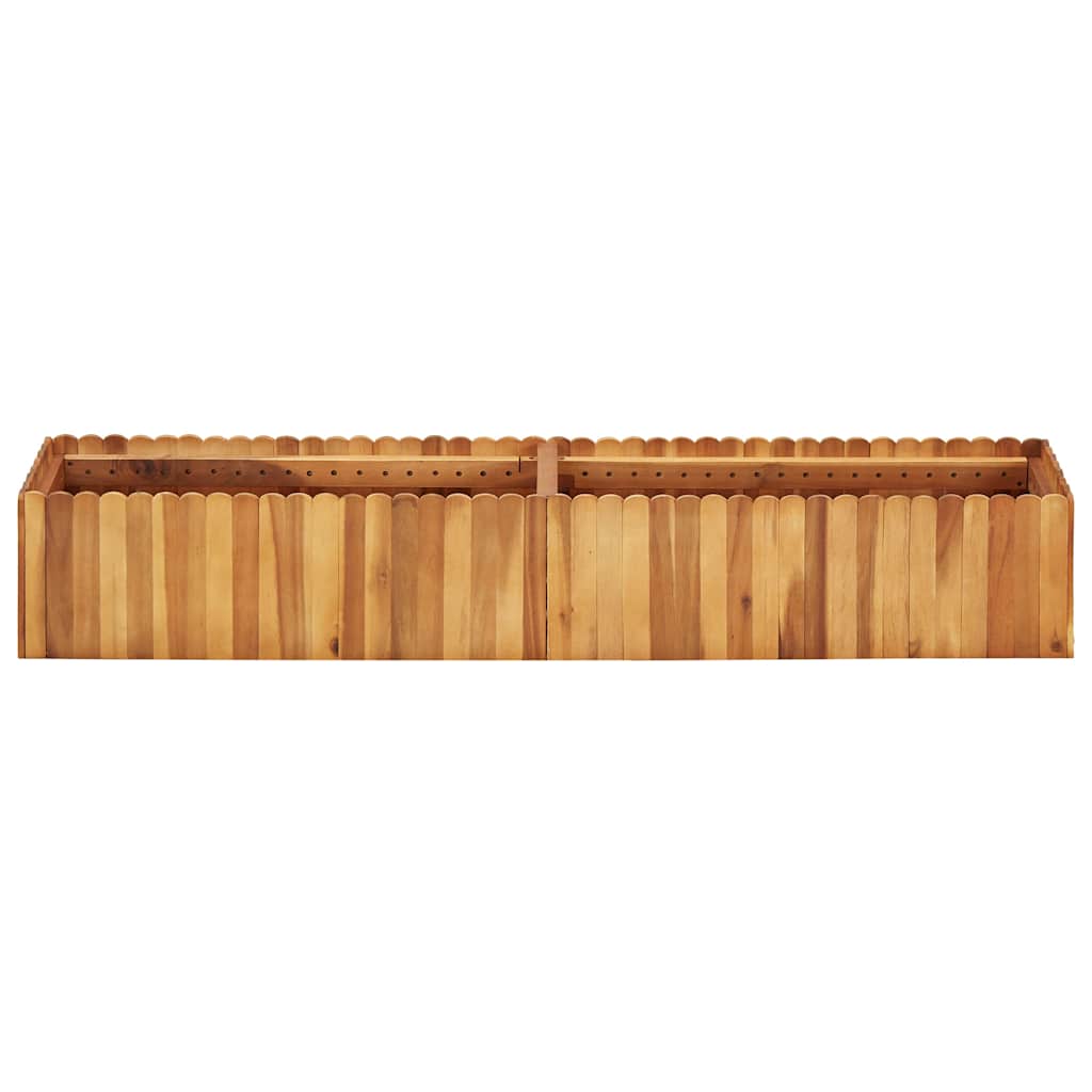 Vidaxl plantenbak 150x30x25 cm massief acaciahout