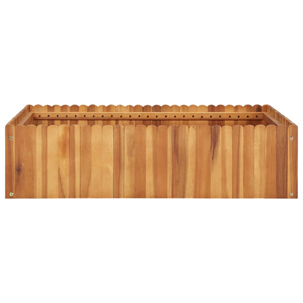 Vidaxl plantenbak 100x100x25 cm massief acaciahout