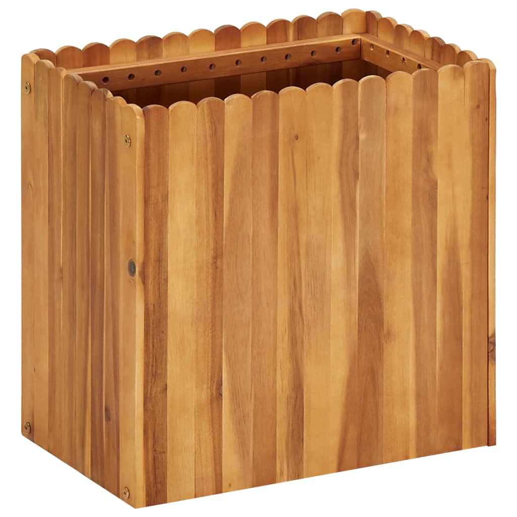 VidaXL Plantenbak 50x30x50 cm massief acaciahout
