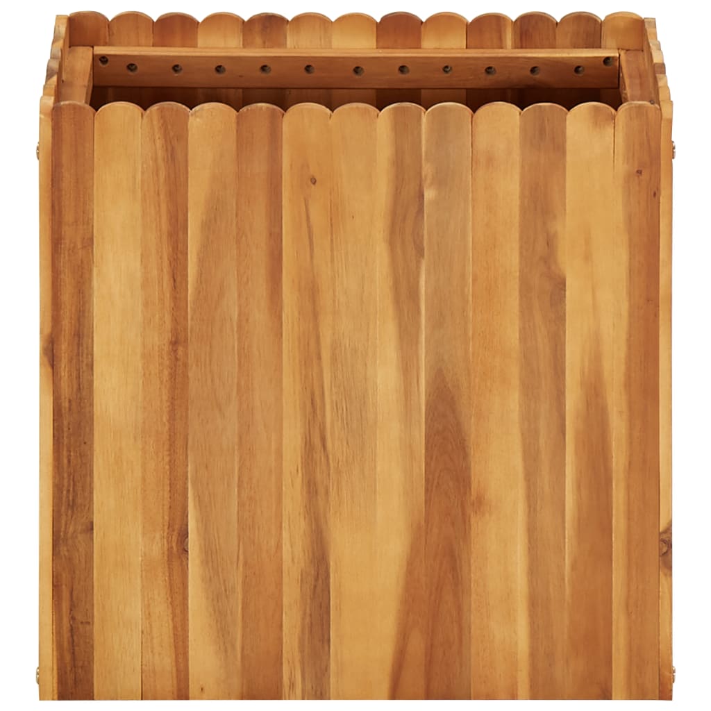 VidaXL Plantenbak 50x30x50 cm massief acaciahout