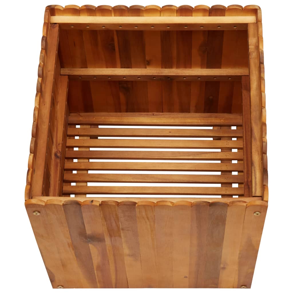 Vidaxl plantenbak 50x50x50 cm massief acaciahout