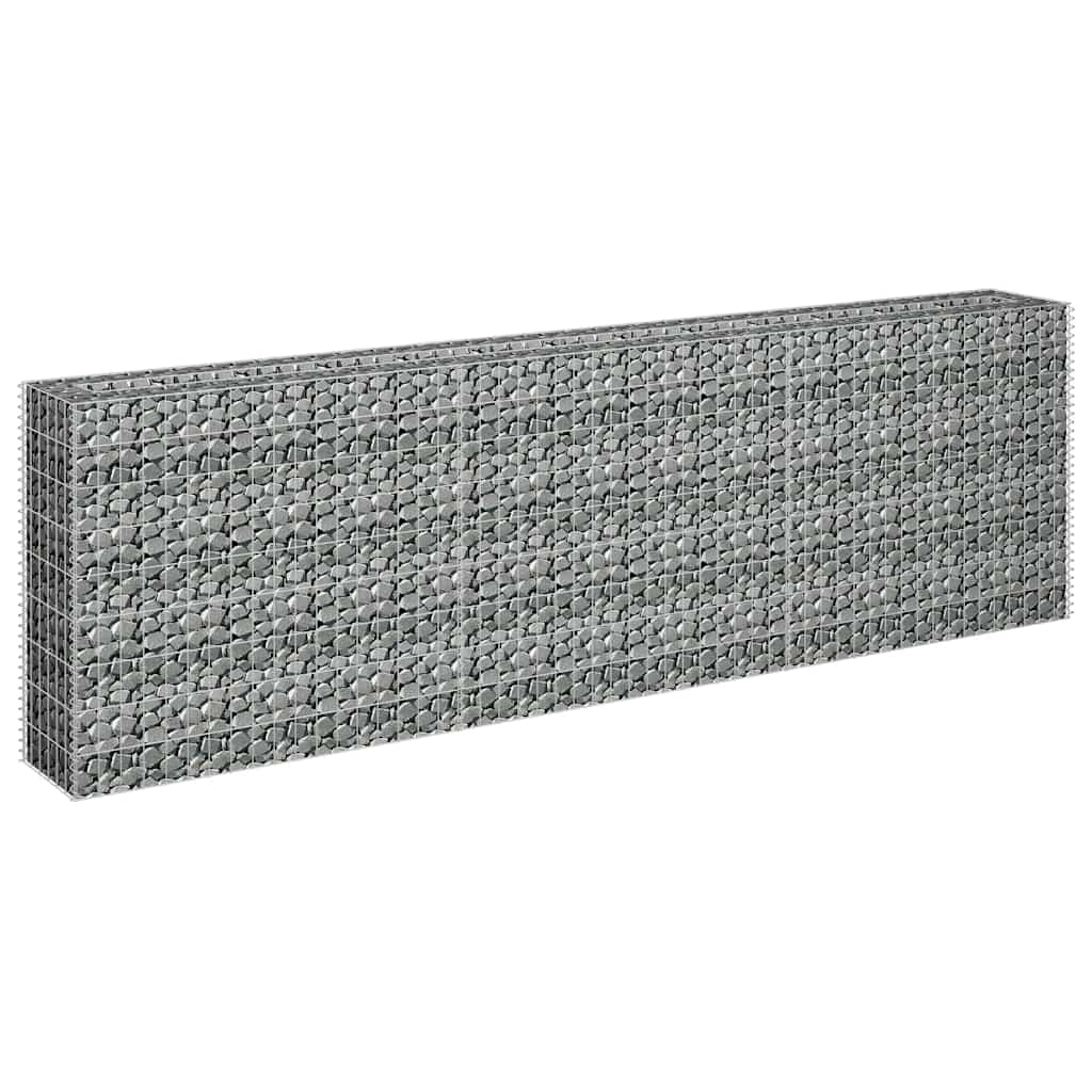 VidaXL Gabion plantenbak vergroot 270x30x90 cm gegalvaniseerd staal