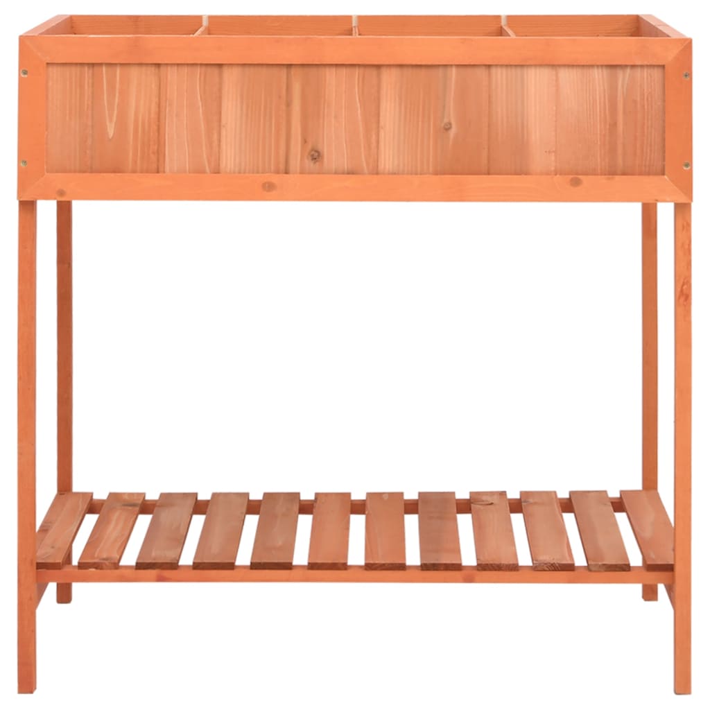 Vidaxl kruidenplantenbak 80x60x80 cm massief vuurhout
