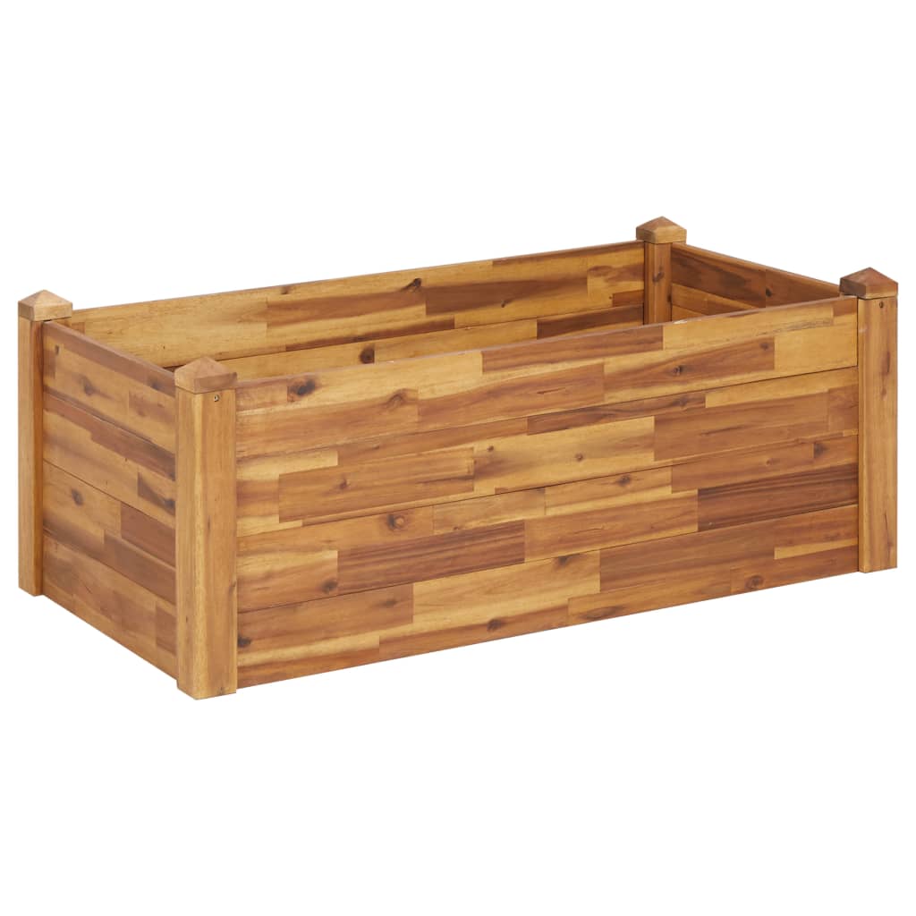 VidaXL Plantenbak 110x60x44 cm massief acaciahout