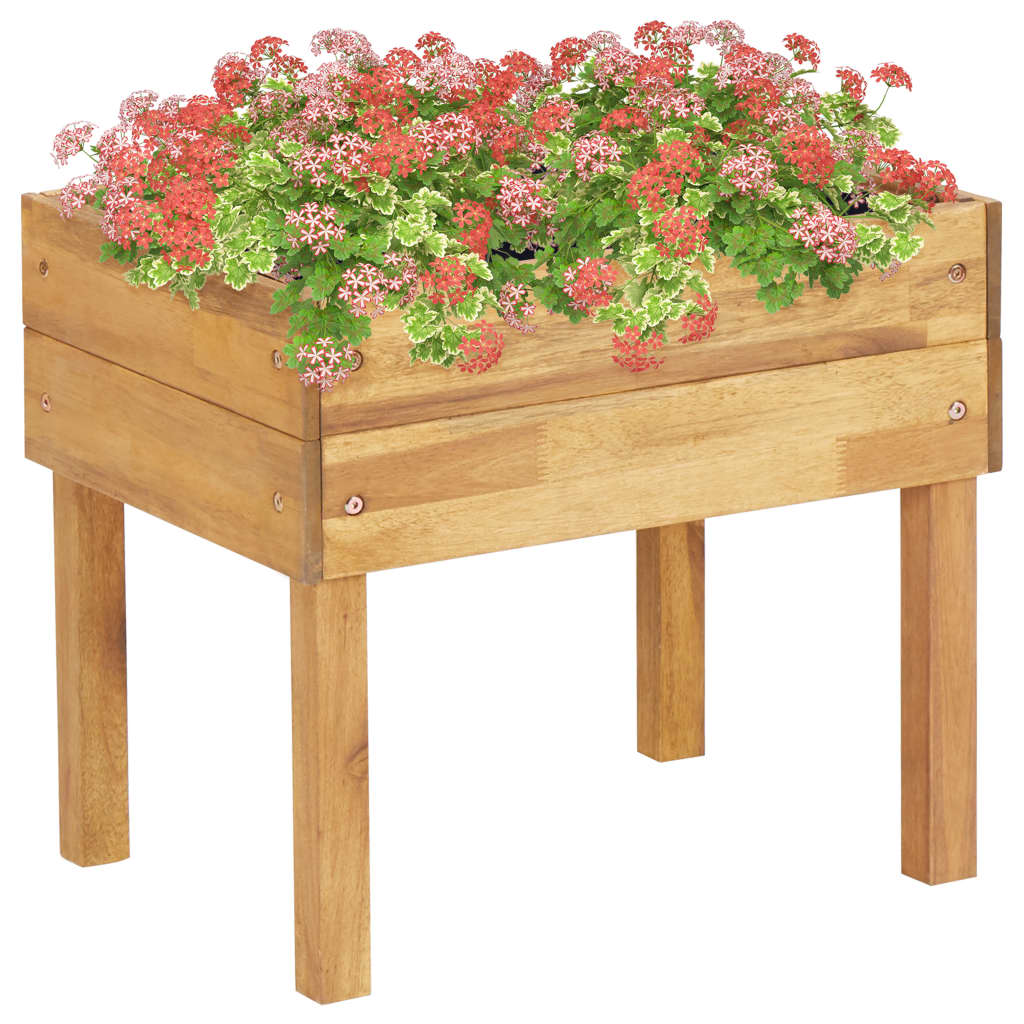 Vidaxl plantenbak 50x40x45 cm massief acaciahout