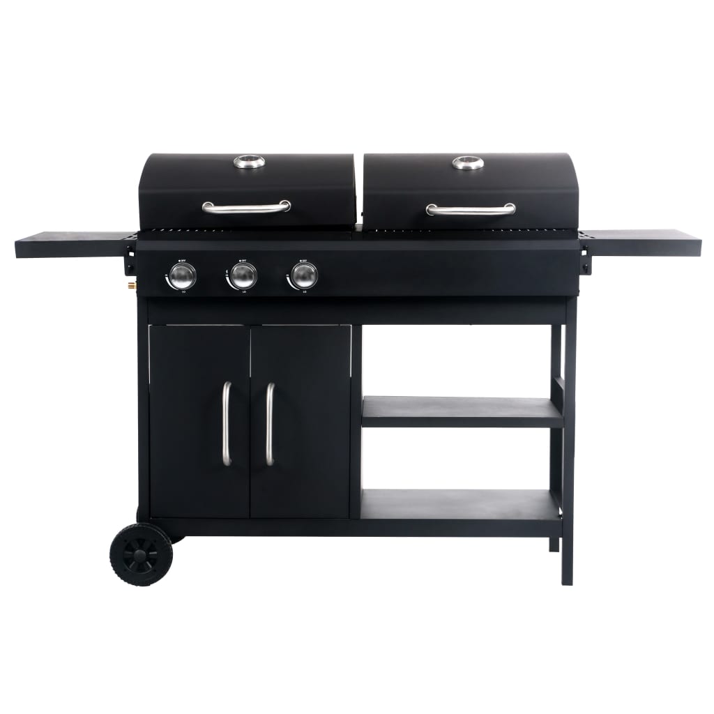 VidaXL Gashoutskoolbarbecue met 3 branders