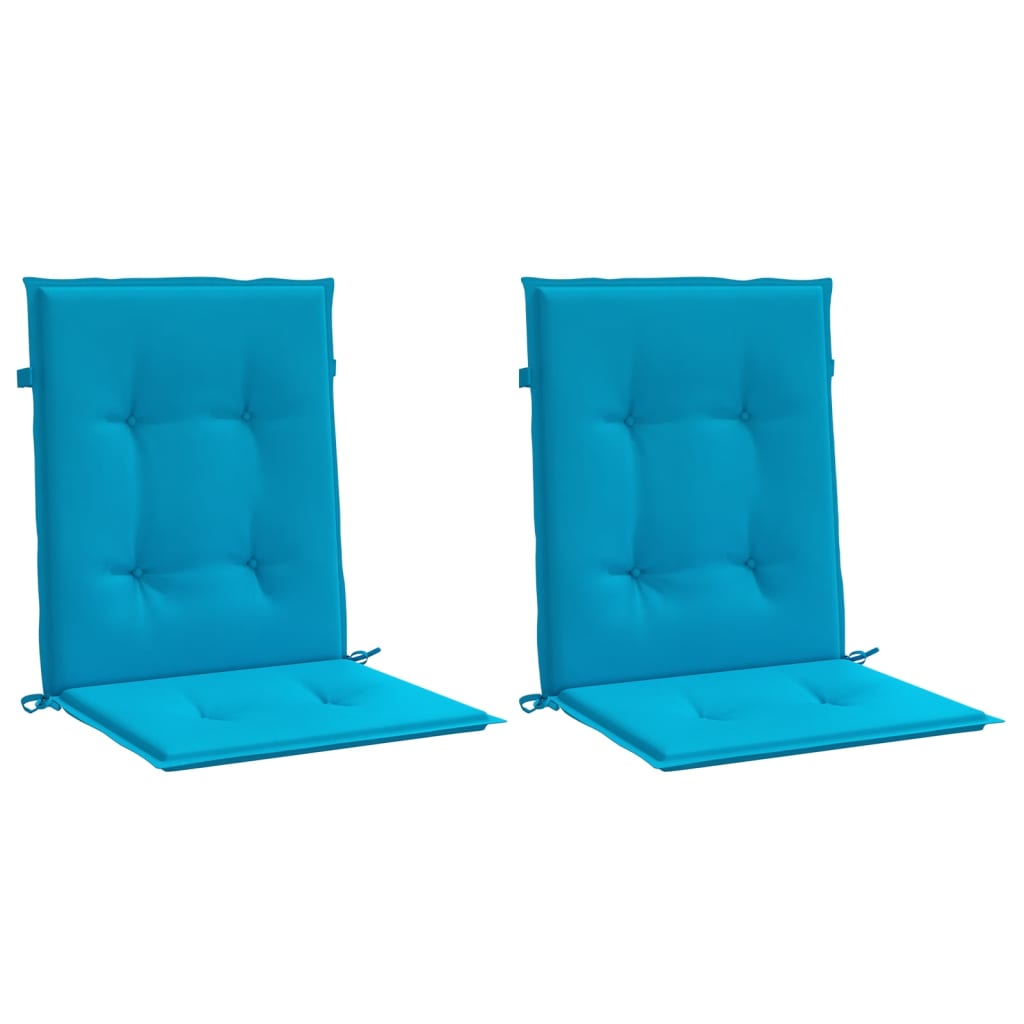 Vidaxl tuinstoelkussens laag vloerkleed 2 st 100x50x3 cm oxford stof blauw