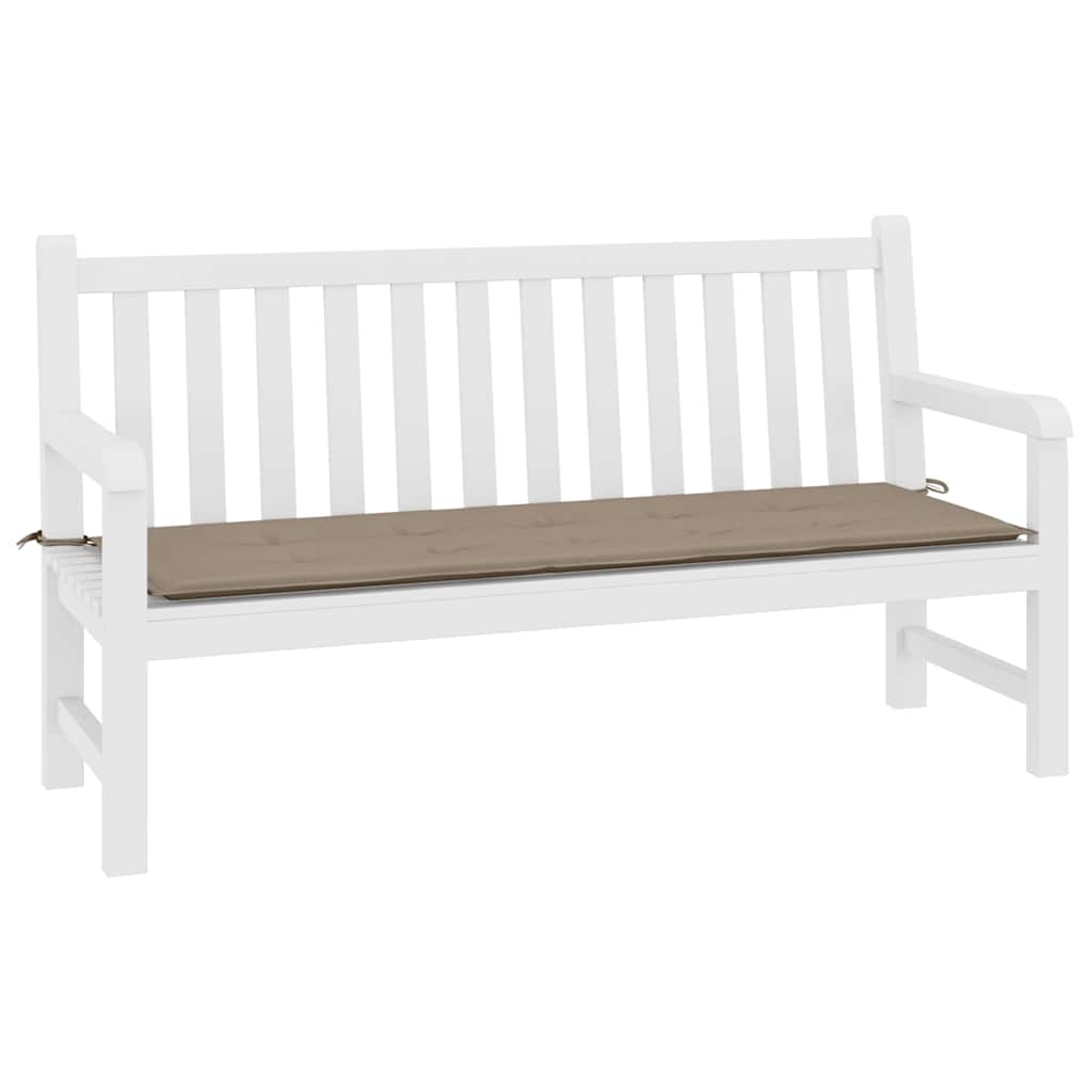 Vidaxl tuinbankkussen 200x50x4 cm oxford stof taupe