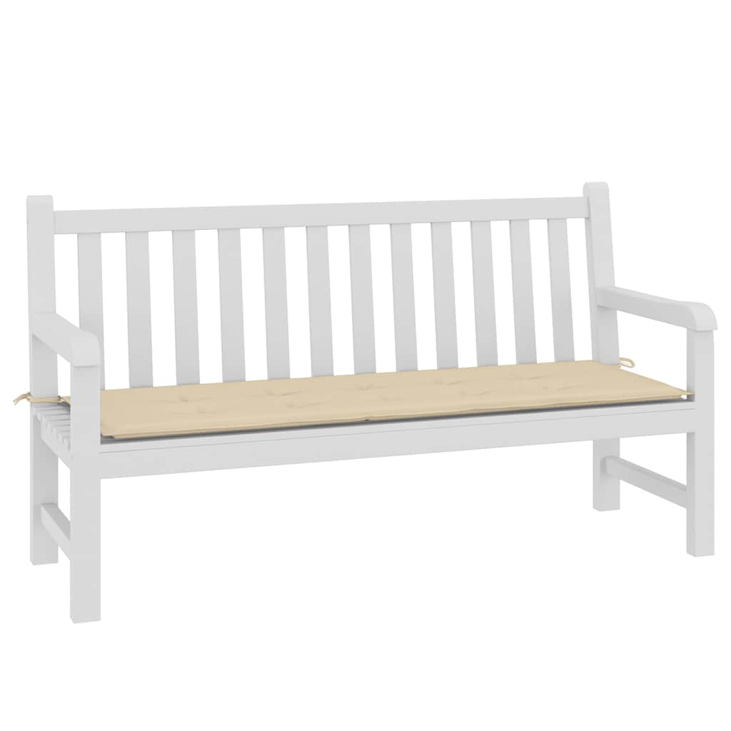 Vidaxl tuinbankkussen 150x50x2 cm oxford stof beige