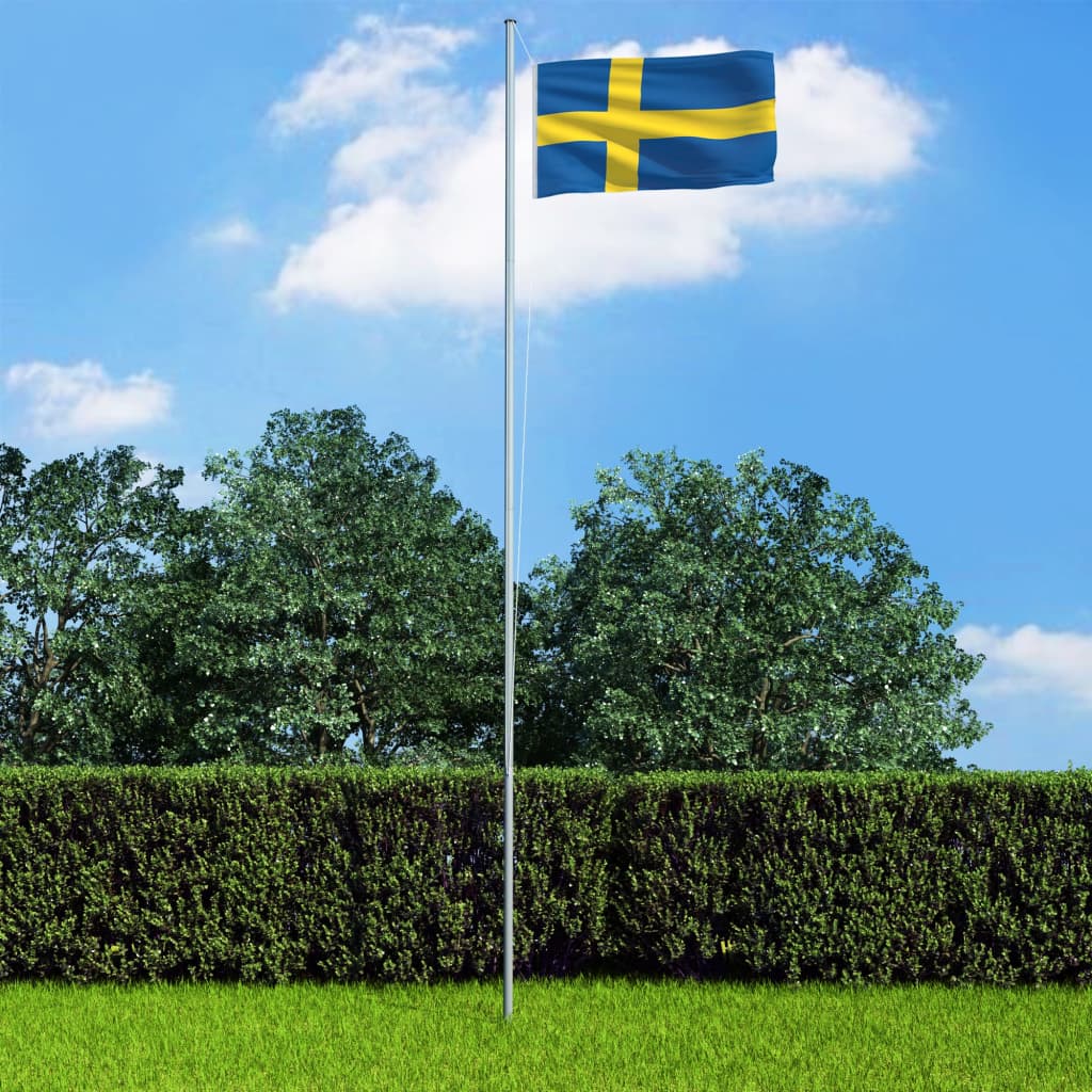 Vidaxl vlag Zweden 90x150 cm