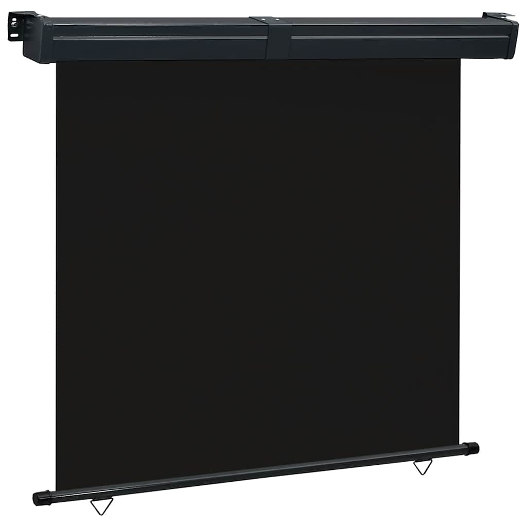 Vidaxl balkonscherm 175x250 cm zwart
