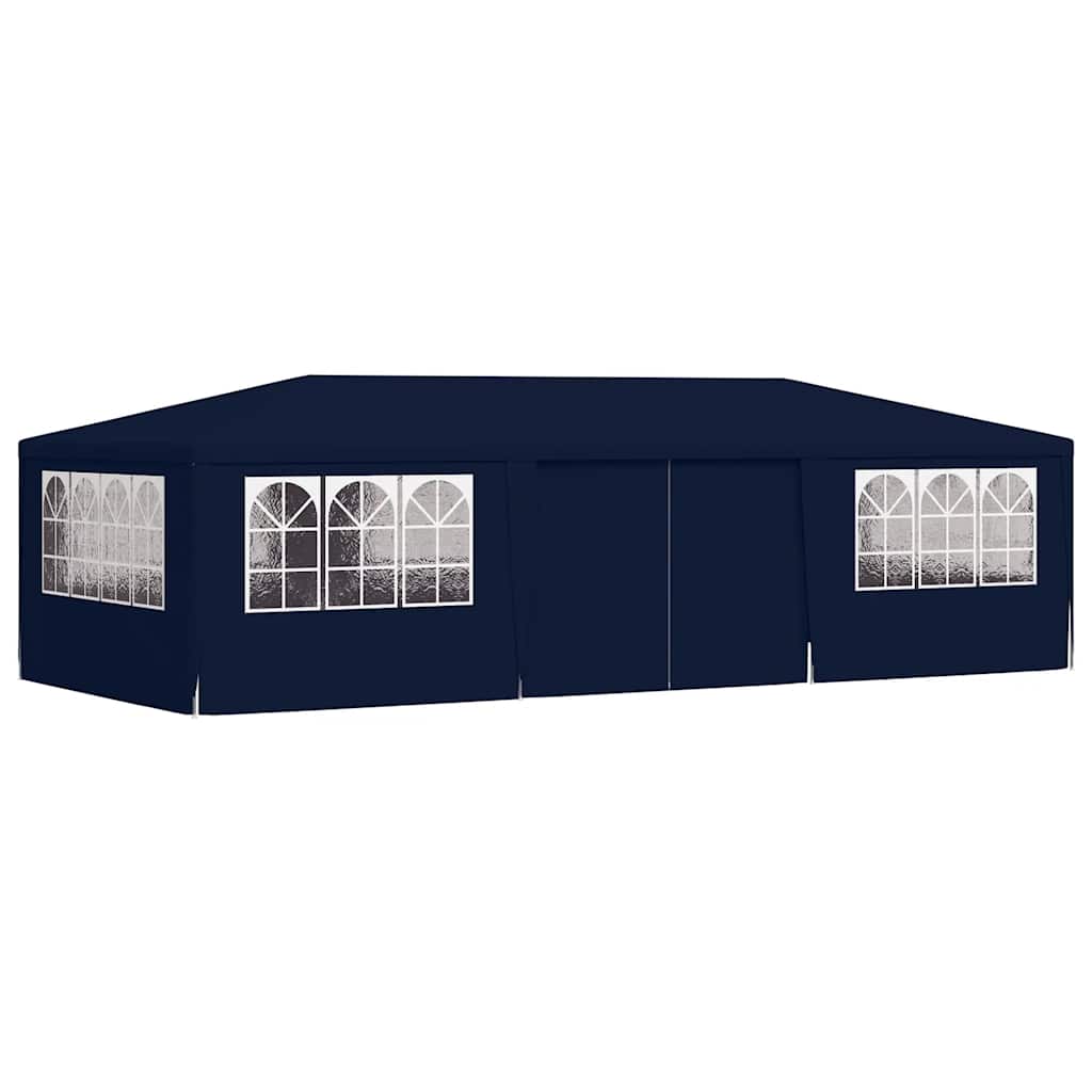 Vidaxl partytent met zijwanden professioneel 90 g m² 4x9 m blauw