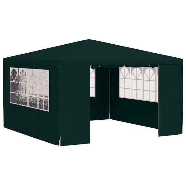 Vidaxl partytent met zijwanden professioneel 90 g m² 4x4 m groen