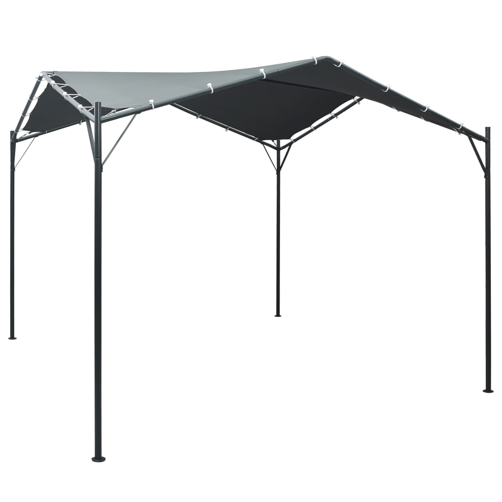 Vidaxl prieel 3x3m staal antraciet
