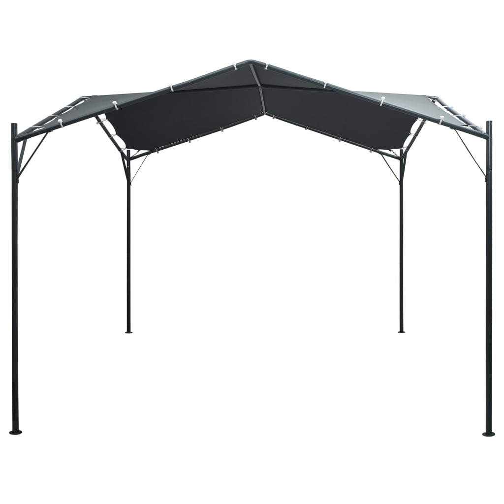 Vidaxl prieel 3x3m staal antraciet