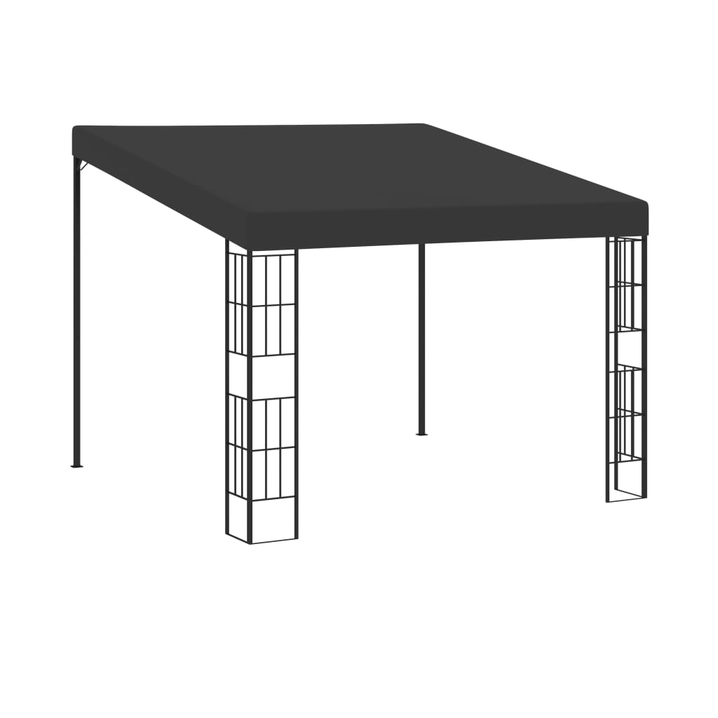 VidaXL Wandprieel 3x3m stof antracietkleurig