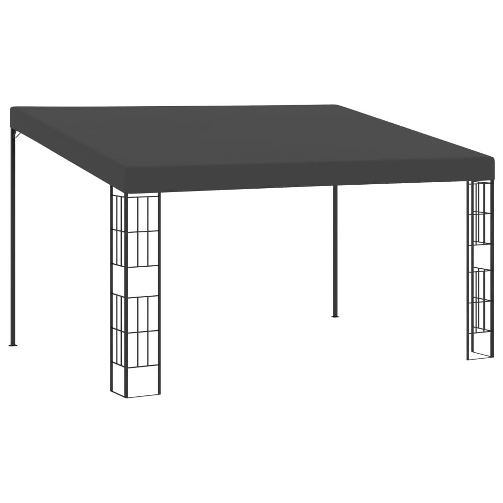 VidaXL Wandprieel 3x4m stof antracietkleurig