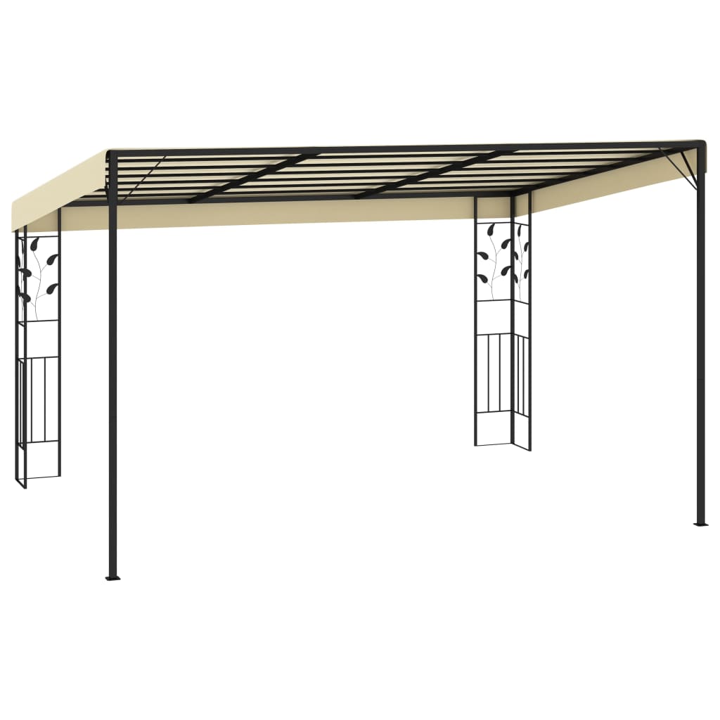 VidaXL Wandprieel 4x3x2,5m crème