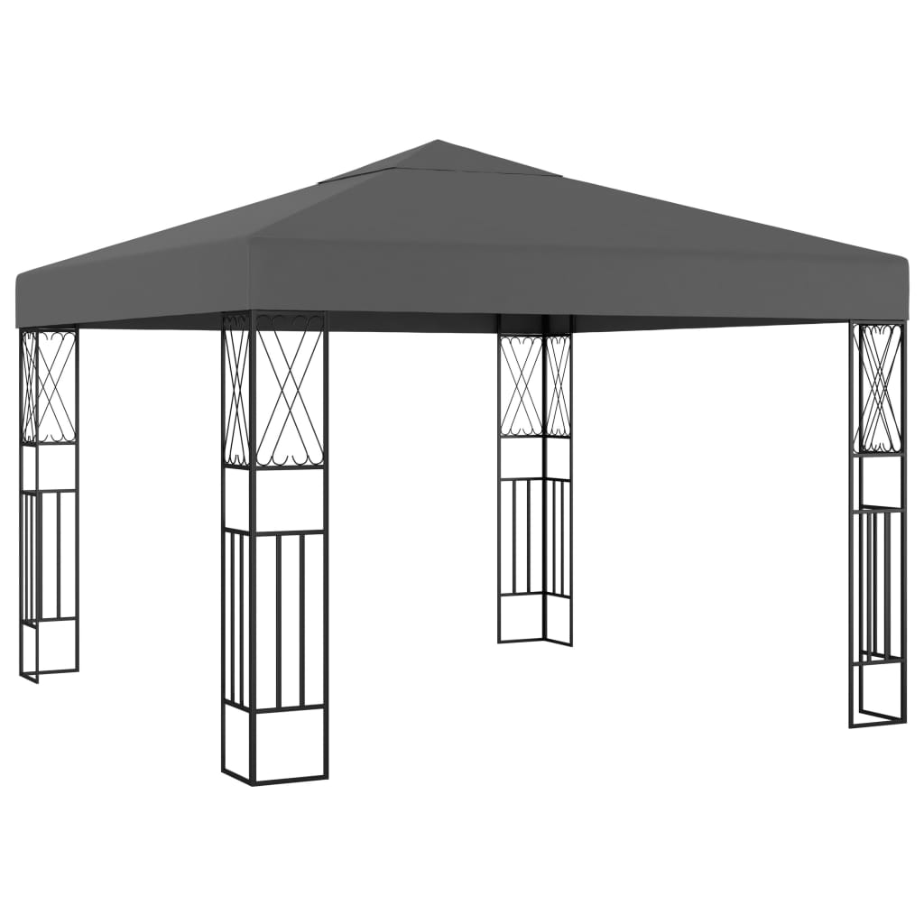 VidaXL Prieel 3x3m stof antraciet