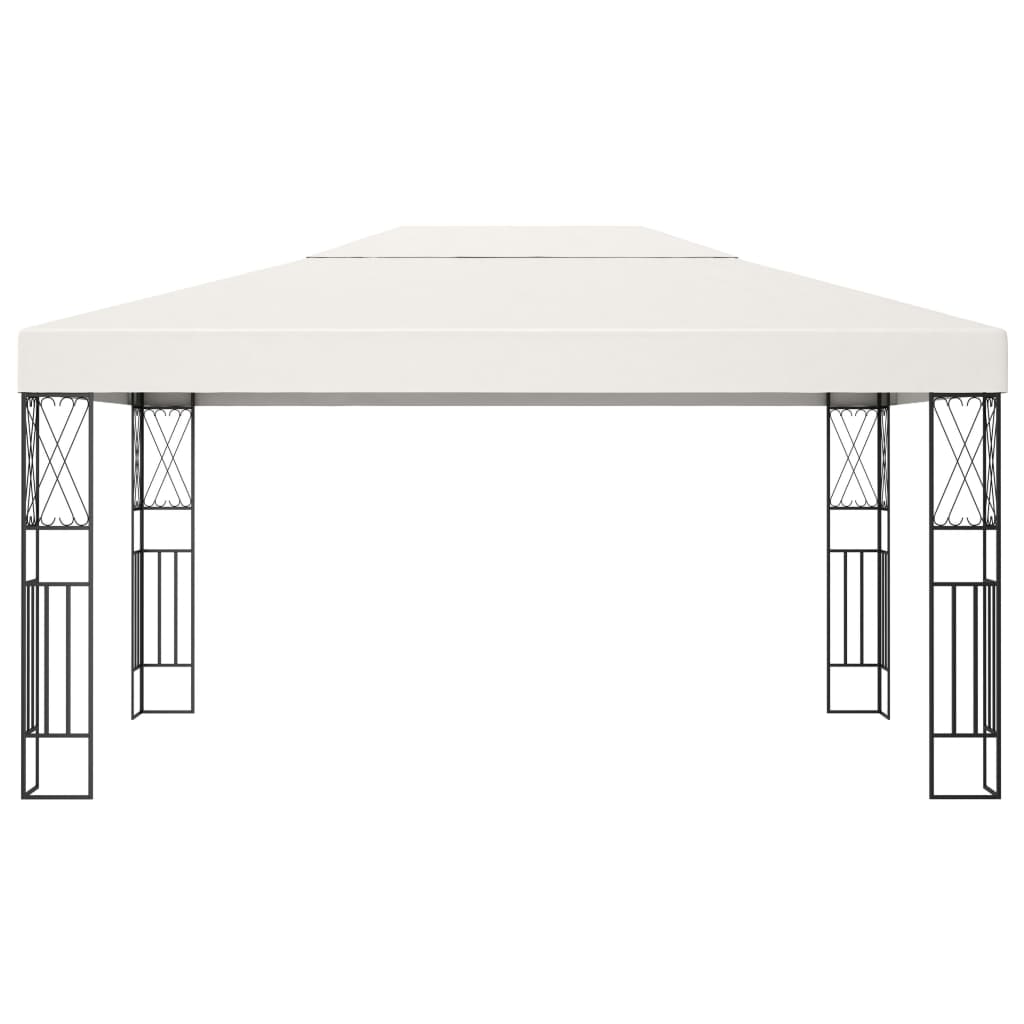 VidaXL Prieel 3x4m stof crème