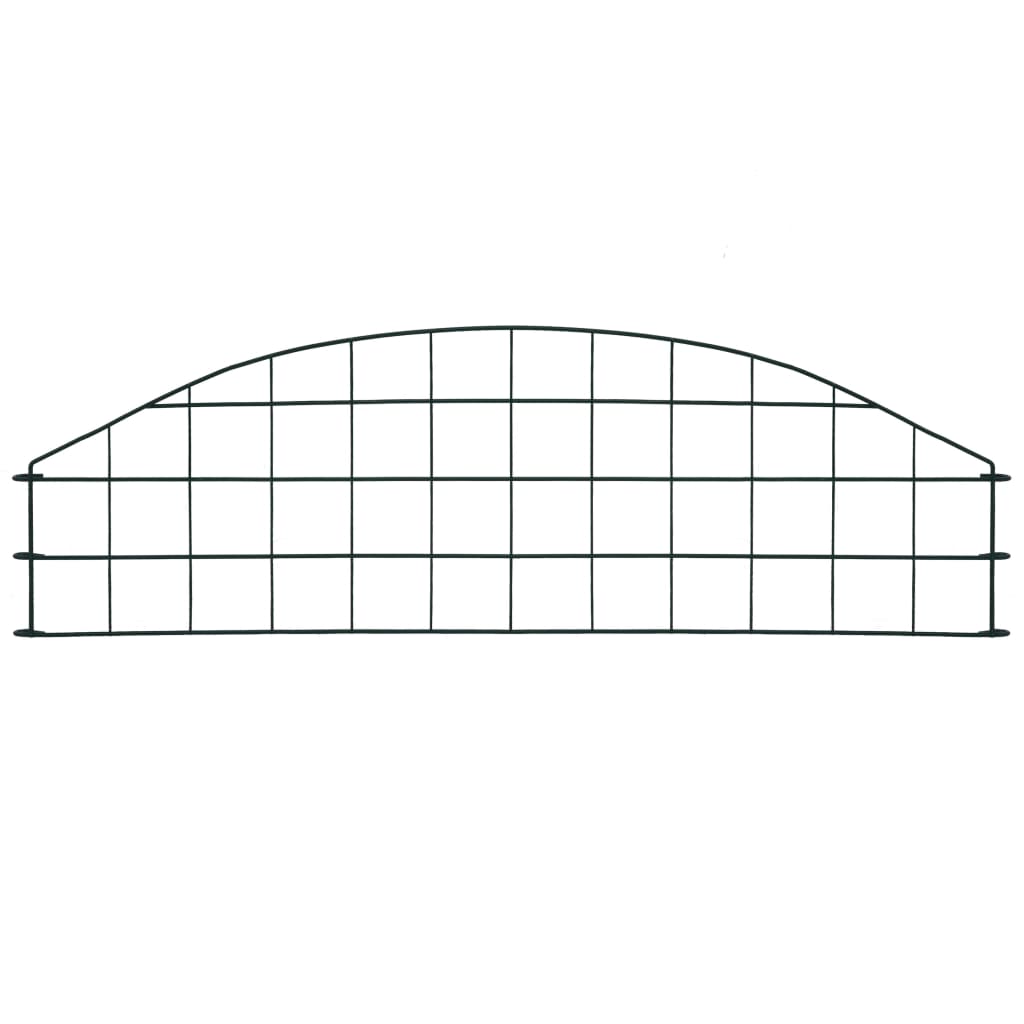 Vidaxl beschermset gebogen 77,3x26 cm groen